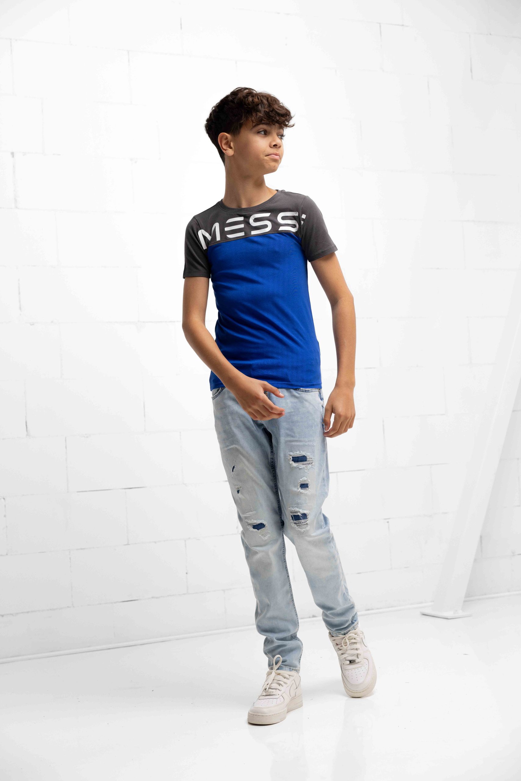 Vingino x Messi Jint T-Shirt Kids Donkerblauw