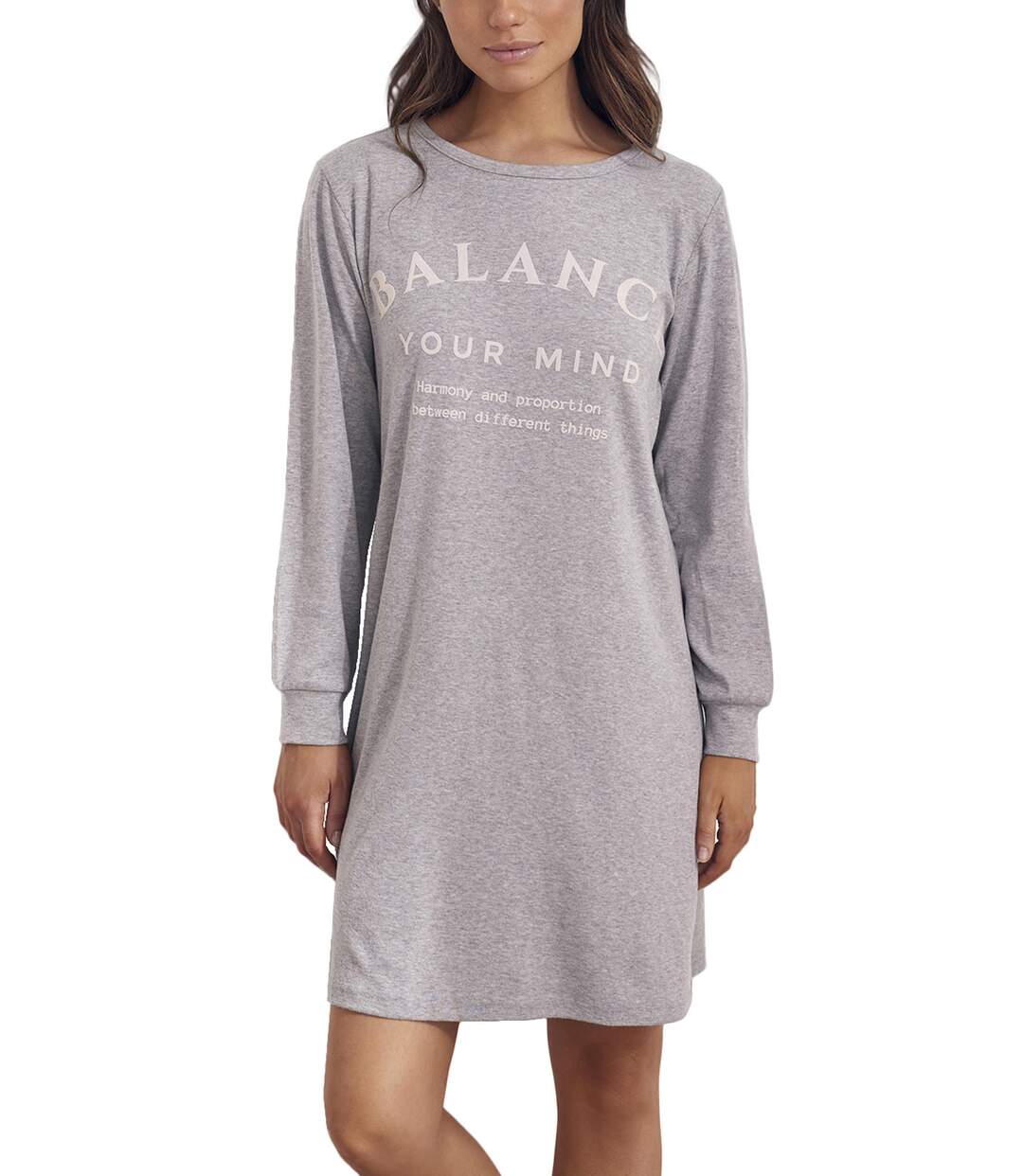 Chemise de nuit manches longues Cotton Selmark