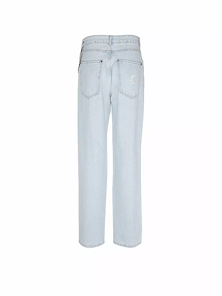 KARL KANI Jeans Boyfriend hellblau