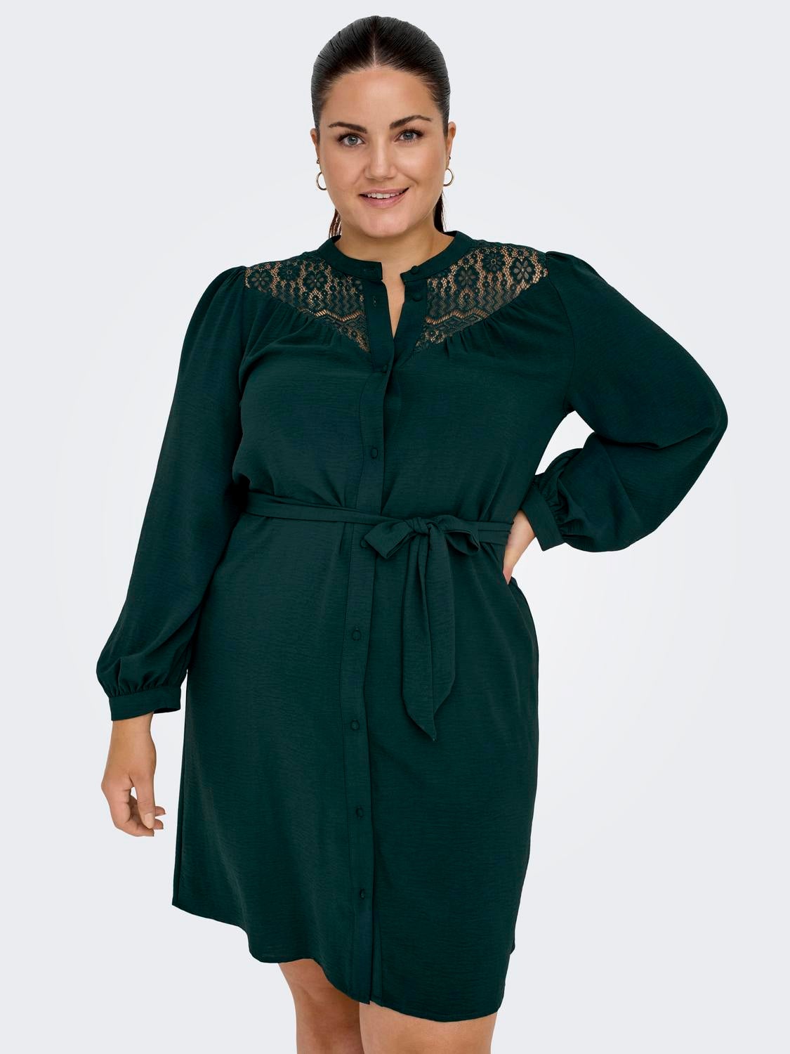 CARMETTE Langes Kleid Ponderosa Pine