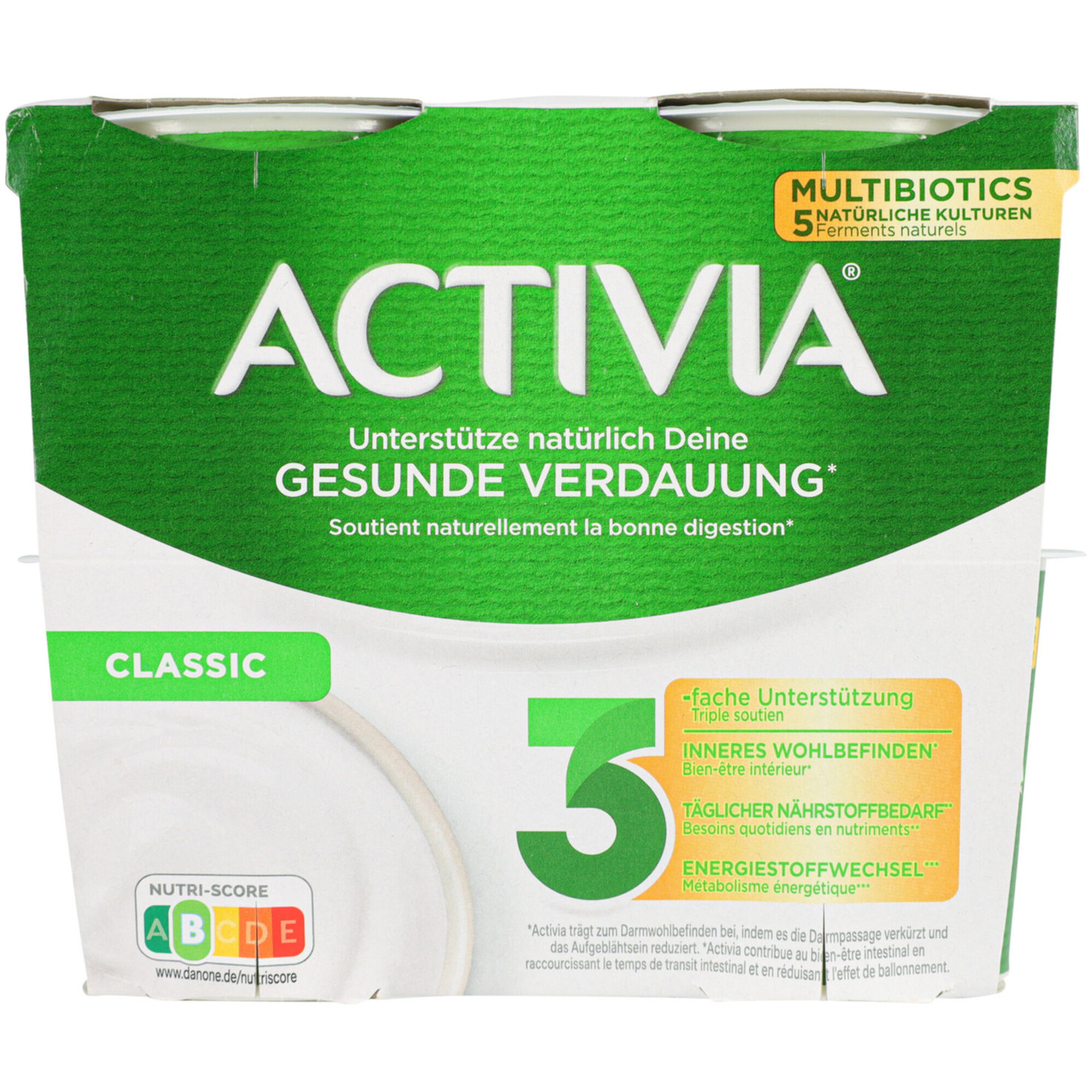 Activia probiotischer Joghurt Classic 4x115g
