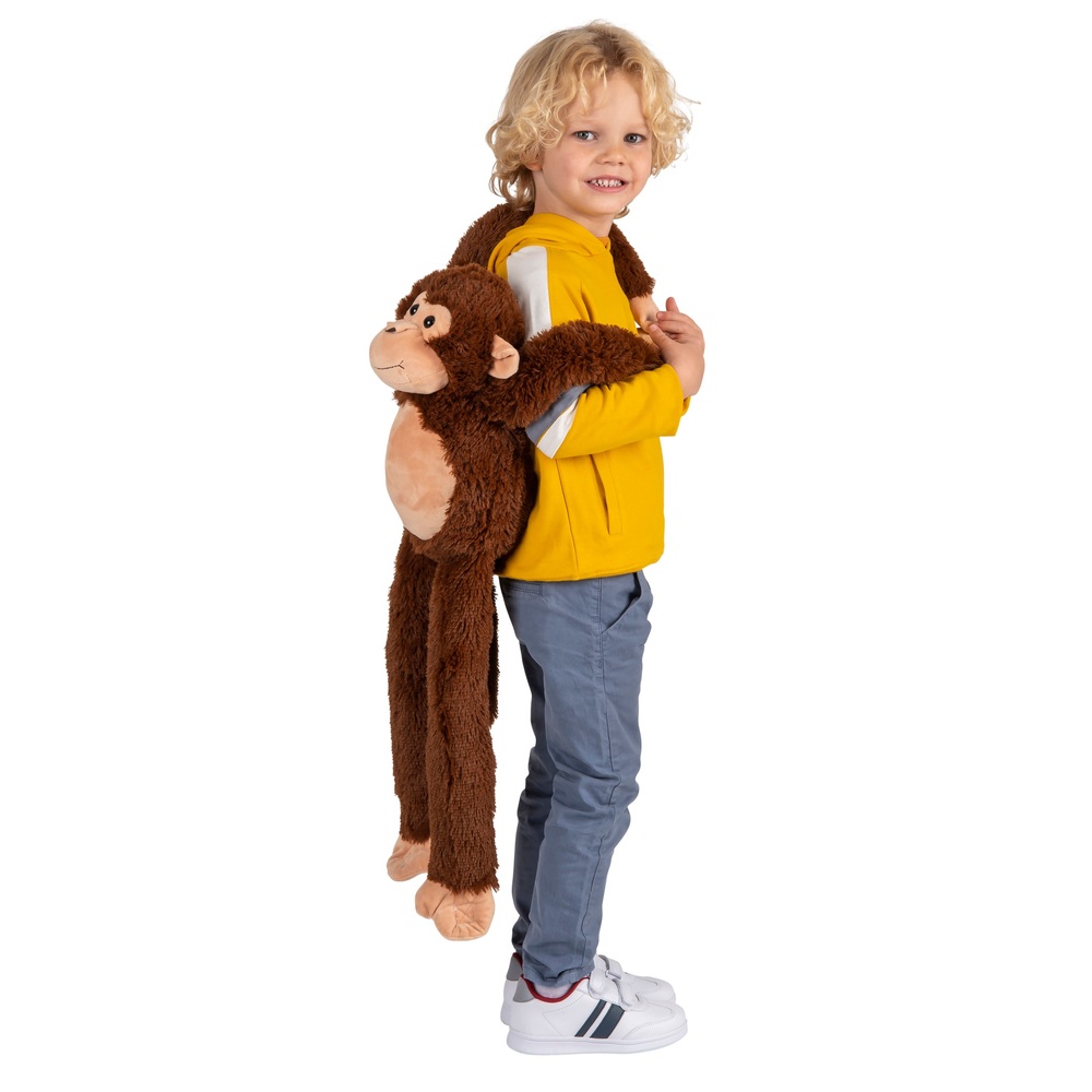 Frecher Affe, dunkelbraun, 75 cm, Plüschtier