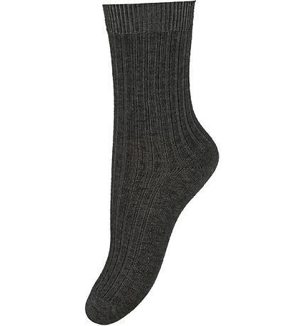 Melton Strømper - Rib - Gr?