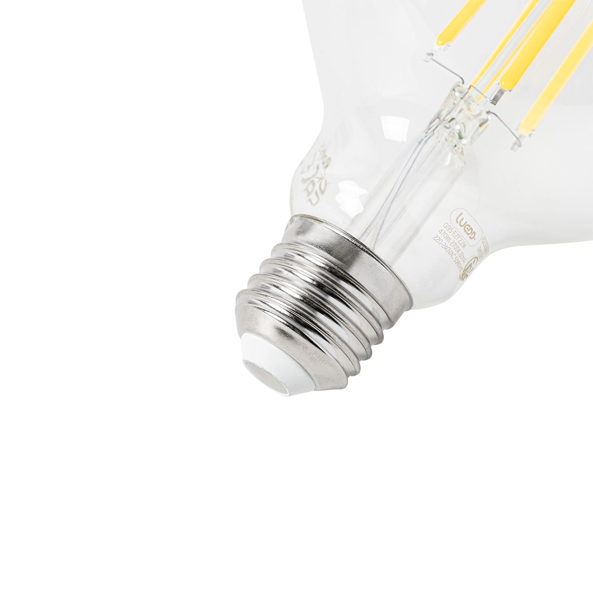 E27 LED lamp G95 helder 2,2W 470 lm 2700K