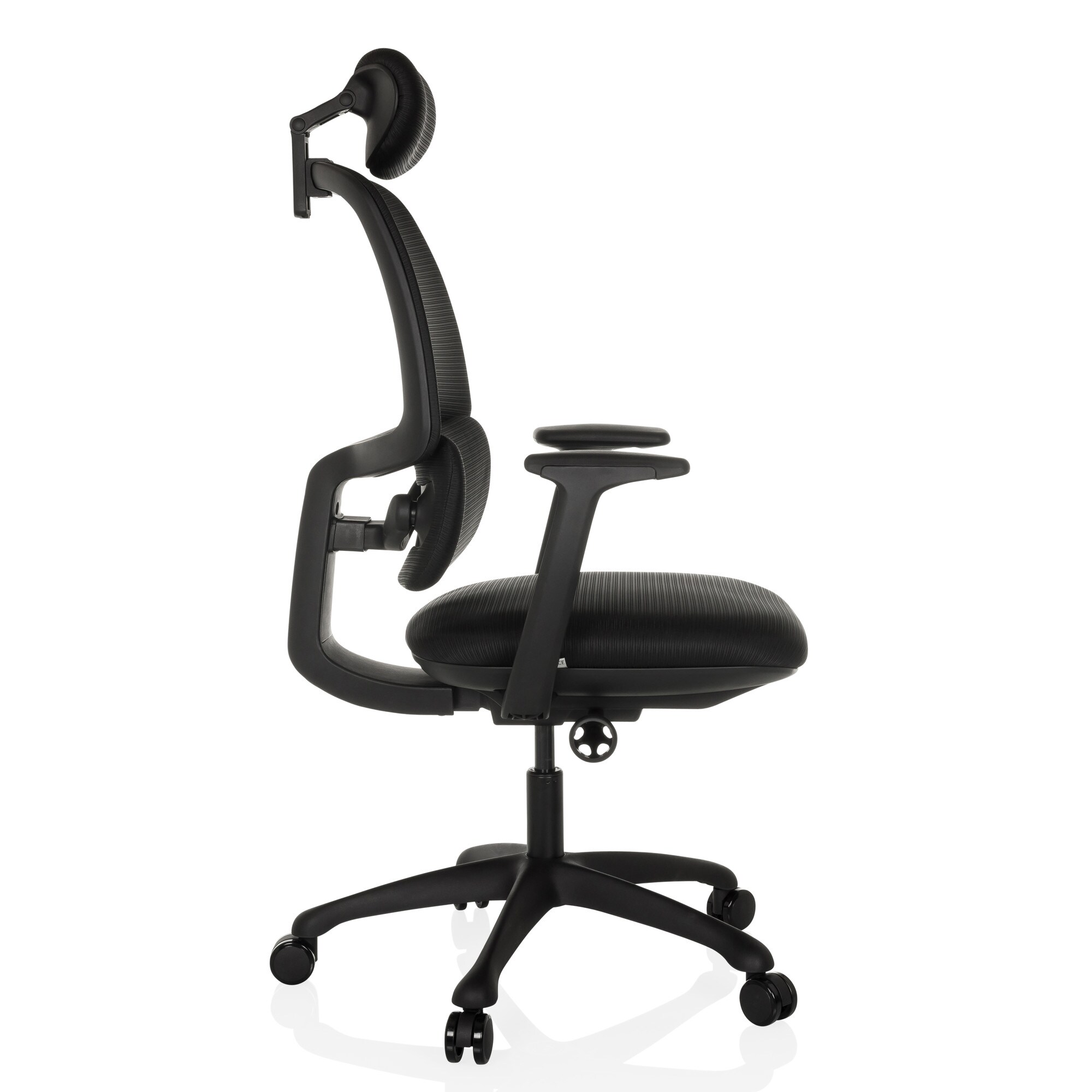 Profi Bürostuhl RI-COVER Stoff/Netzstoff mit Armlehnen (höhenverstellbar) hjh OFFICE
