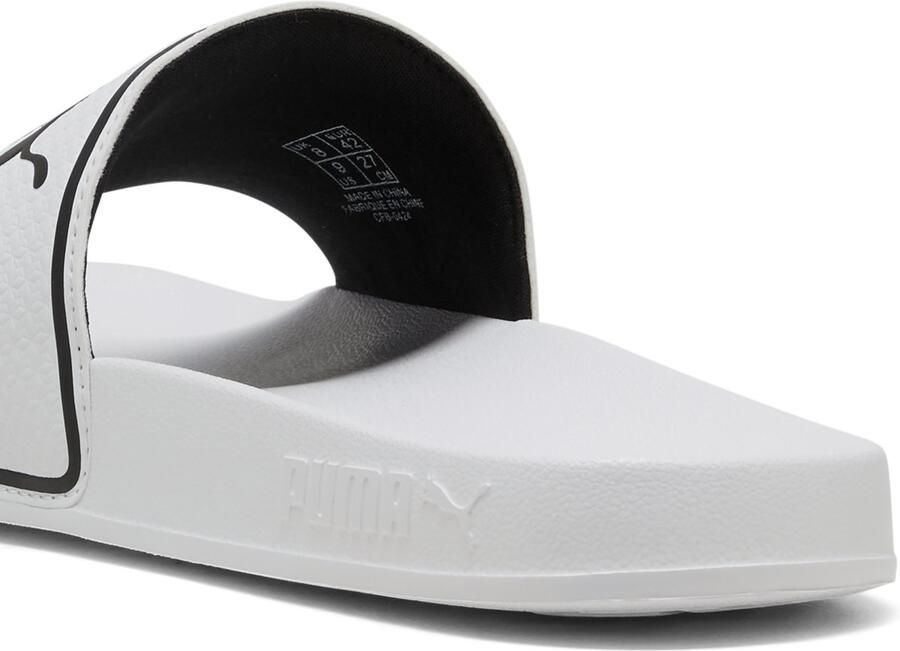 Puma Leadcat 2 0 2.0 badslippers wit zwart Rubber Logo 40.5