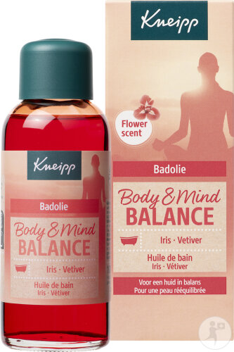 Kneipp Body & Mind Balance Huile De Bain Iris Et Vétiver Flacon 100ml