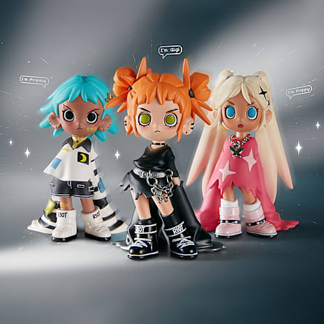 Lil peach riot loading samlerfigur – flere varianter – assorteret