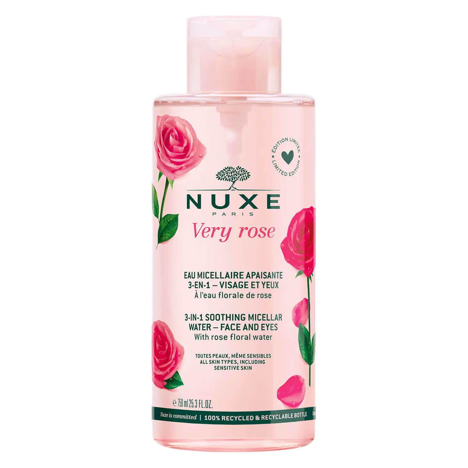 NUXE Very Rose Eau Micellaire Apais 3in1<br>750 ml
