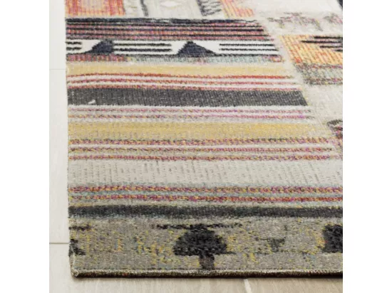 Tapis Taupe & Multi 91 X 152 cm - Leighton