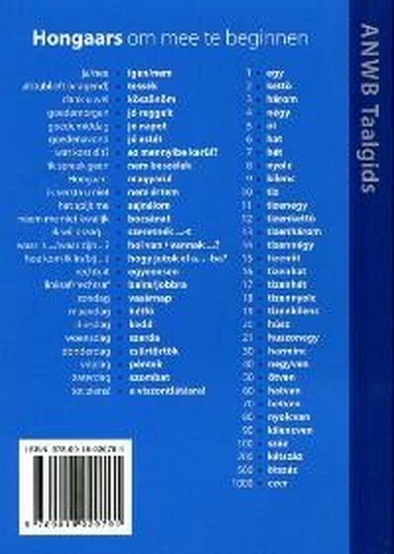 ANWB Taalgids Hongaars - Compact - Basiskennis