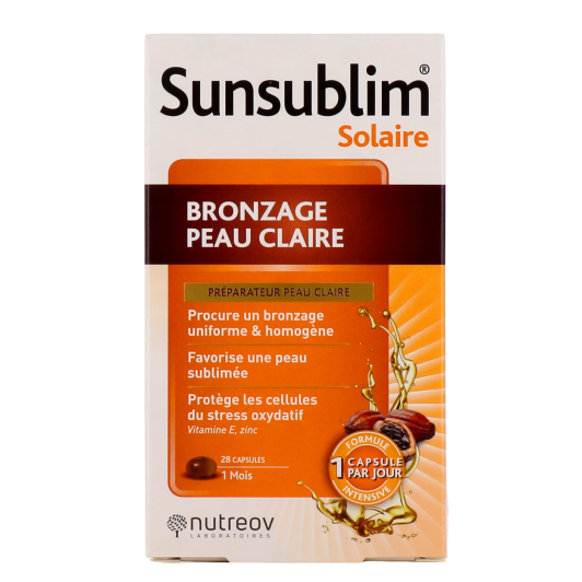 Sunsublim Bronzage Peau Claire