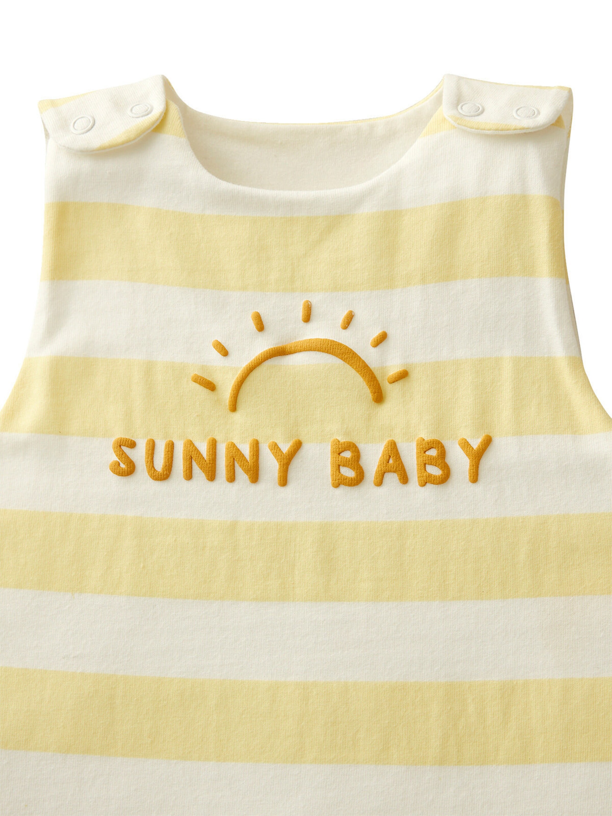 Vertbaudet Baby Sommerschlafsack SUNNY BABY gelb