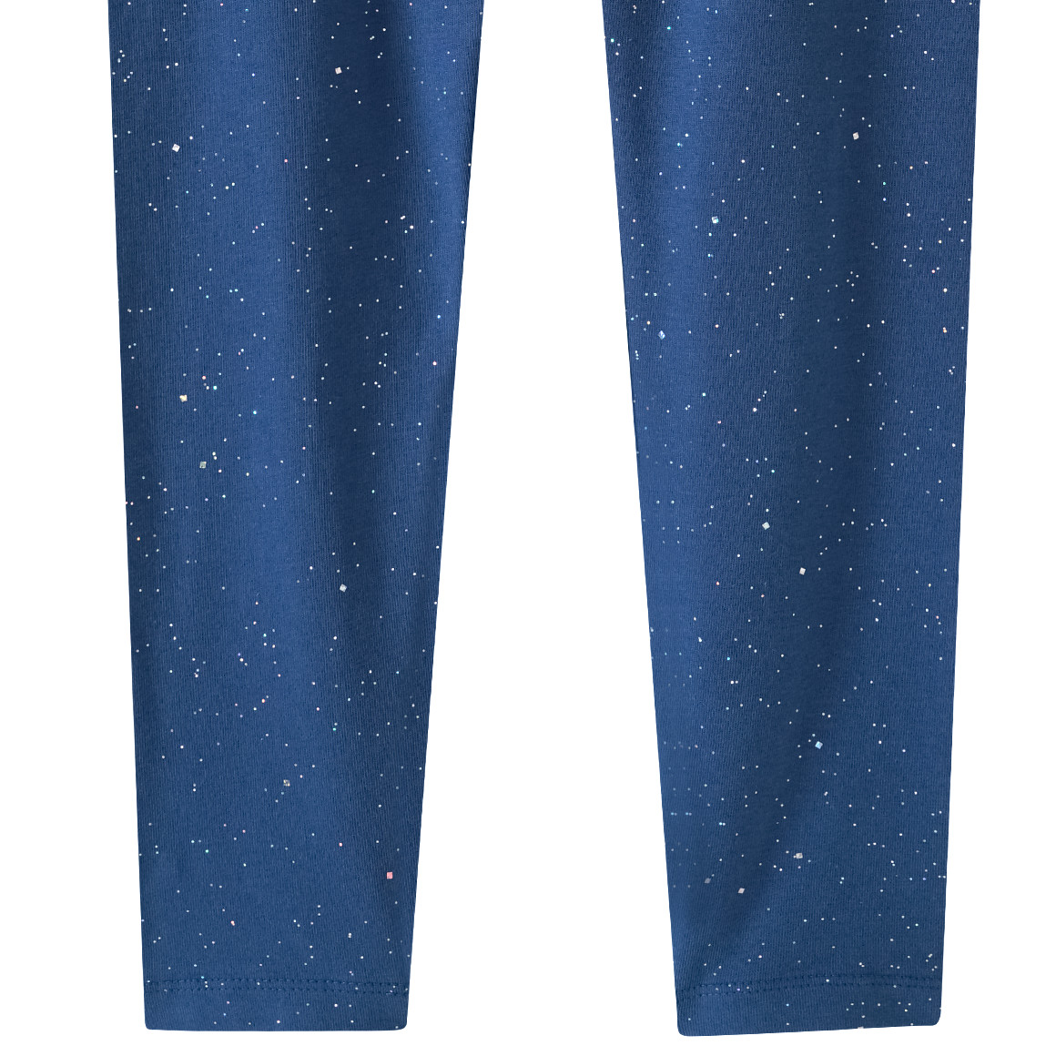 Topolino Mädchen Leggings mit Glitzer-Print dunkelblau