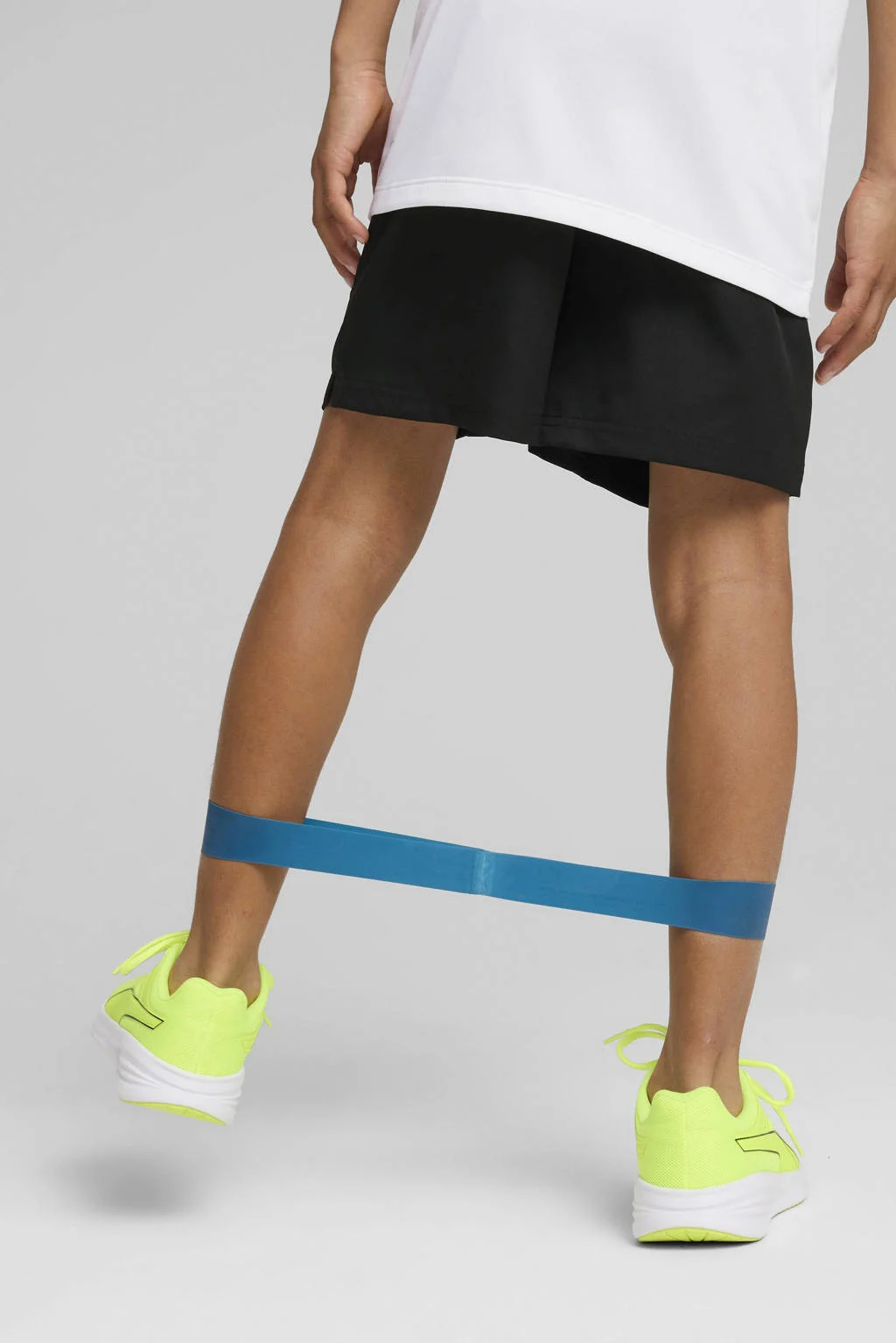 Puma regular casual shorts zwart