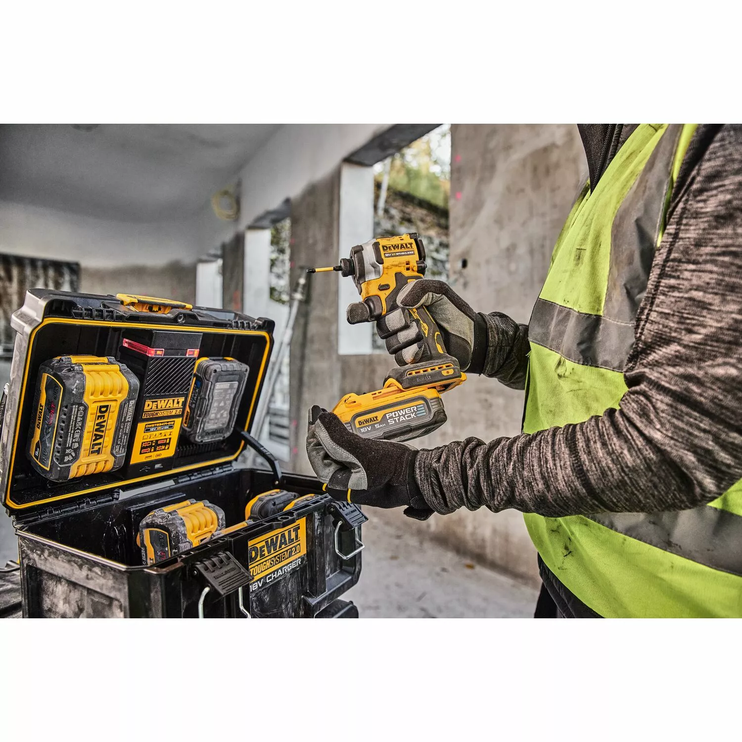 DeWALT DWST83471 ToughSystem 2.0 Koffer/Acculader