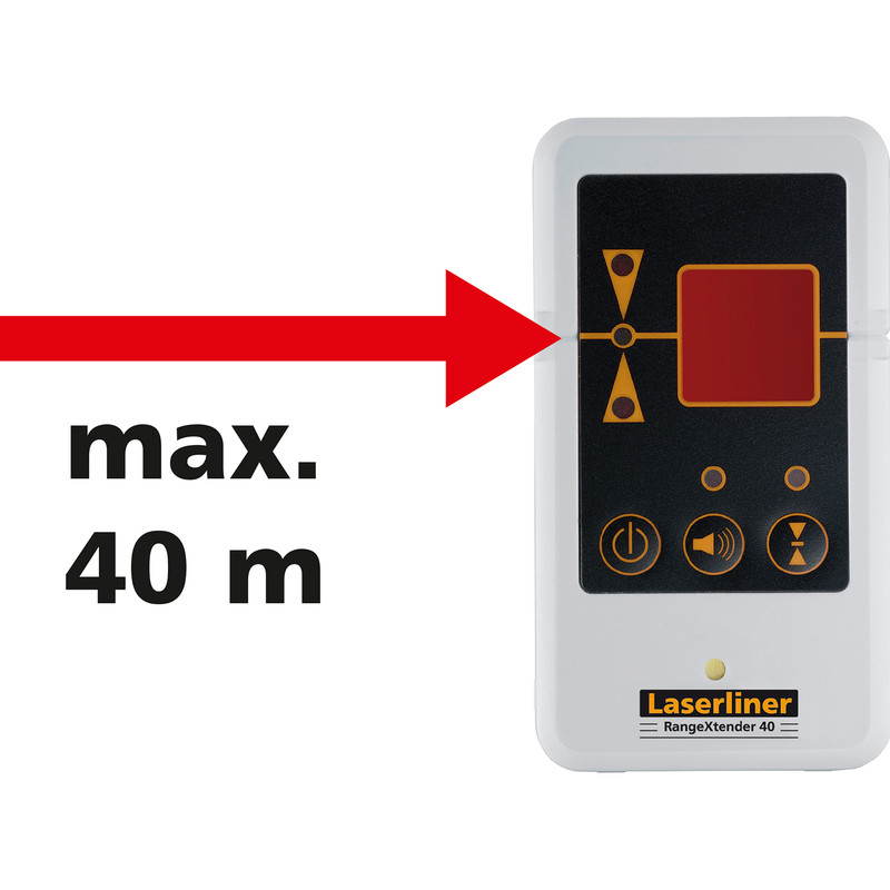 Laserliner RangeXtender laserontvanger Rood
