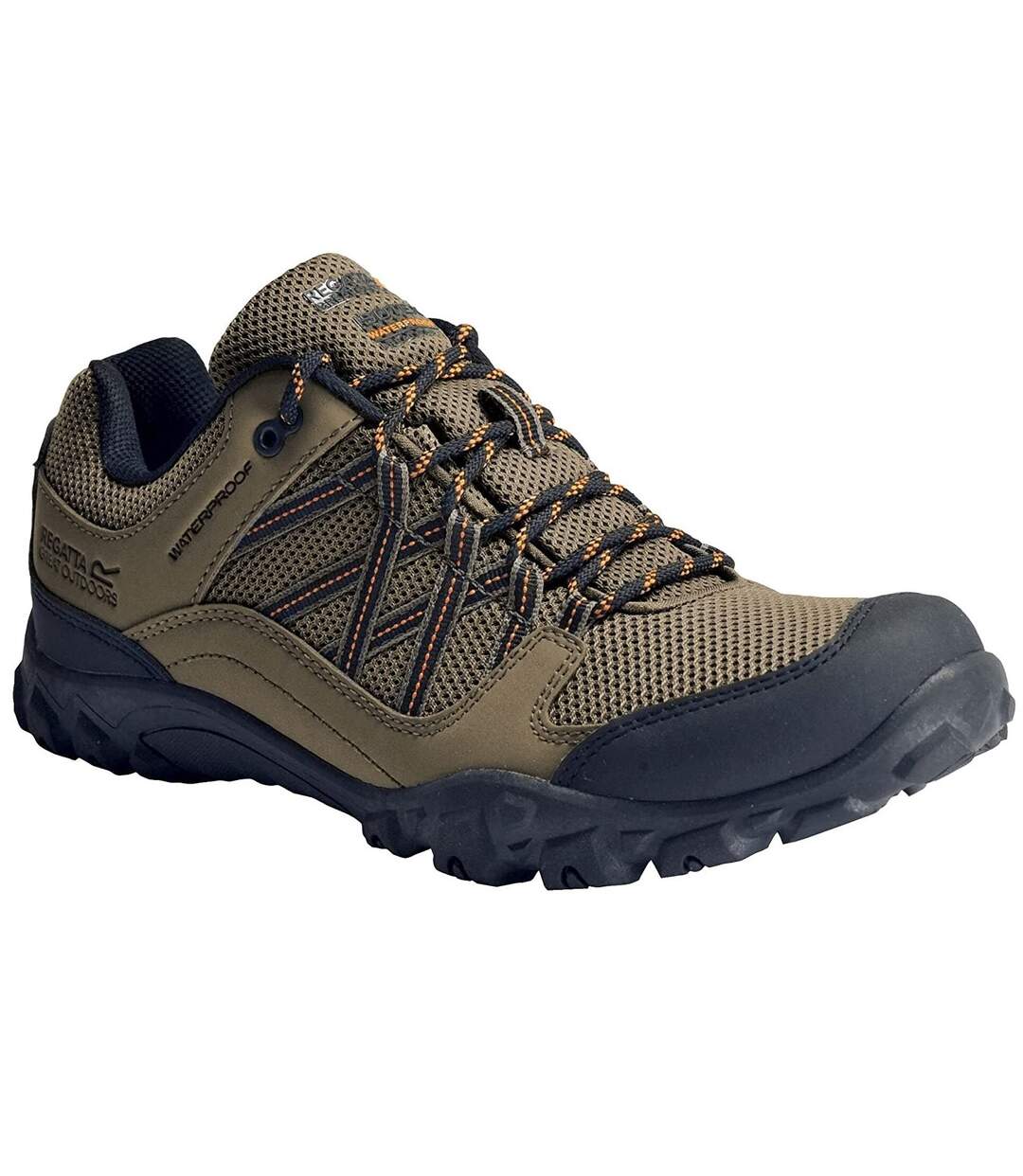 Regatta - Chaussures de randonnée EDGEPOINT - Homme (Beige foncé / Orange) - UTRG4168