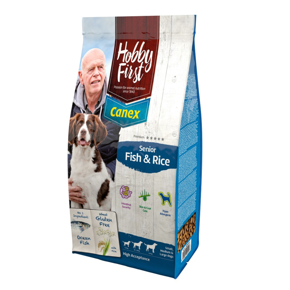 HobbyFirst Canex Senior Vis & Rijst12 kg