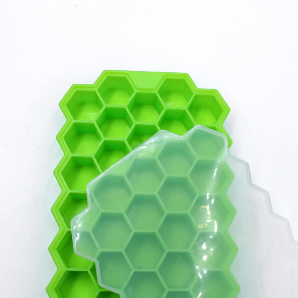 (37-fach) Silikon Eiswürfel Form DIY Ice Cube Tray für Cocktails / Whisky / Softgetränke - Hexagon