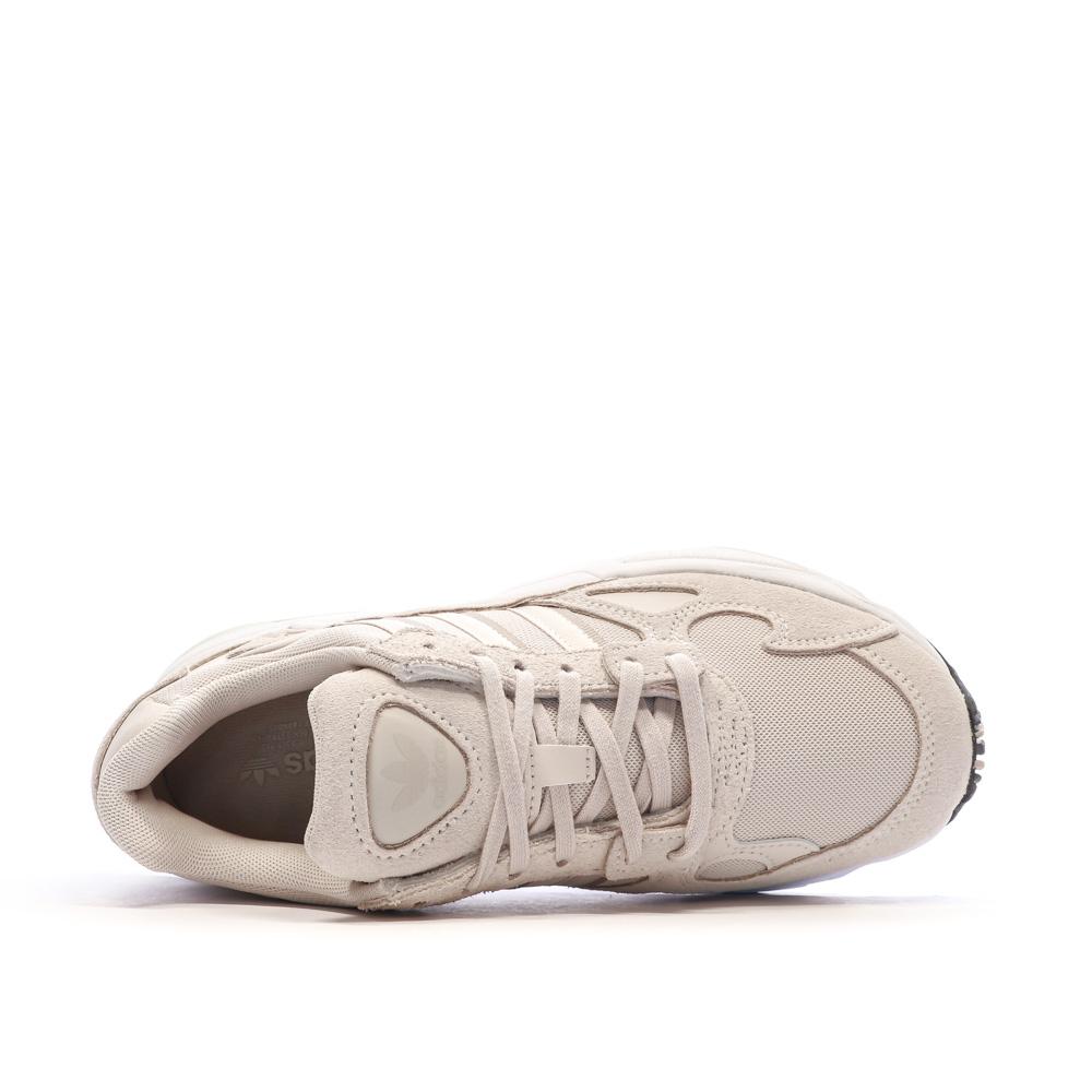 Adidas Baskets Beiges Femme Adidas Falcon