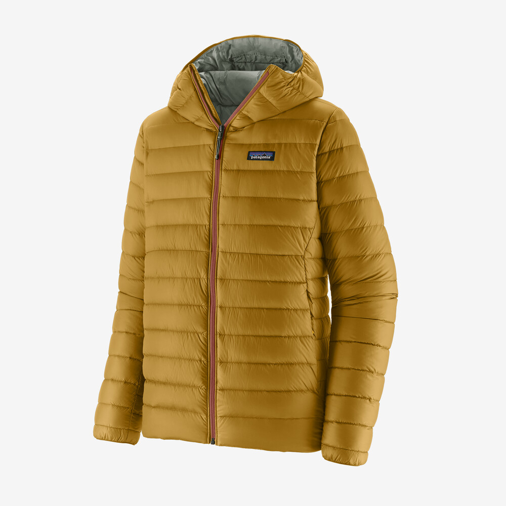 Herren-Daunenpullover mit Kapuze