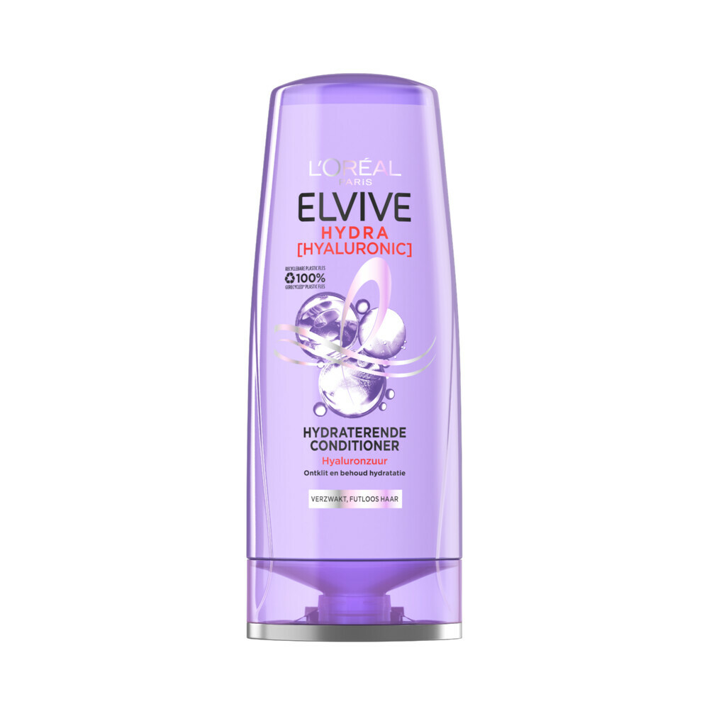 L'Oréal Elvive Hydra Hyaluronic Hydraterend- Shampoo 2x 250 ml & Conditioner 2x 200 ml - Pakket
