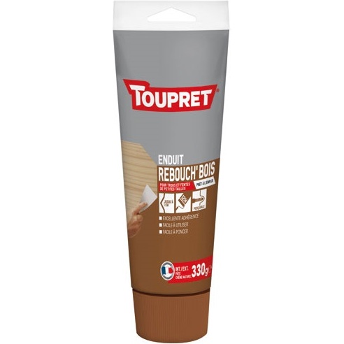 Enduit rebouchage bois intérieur extérieur pâte 330 g