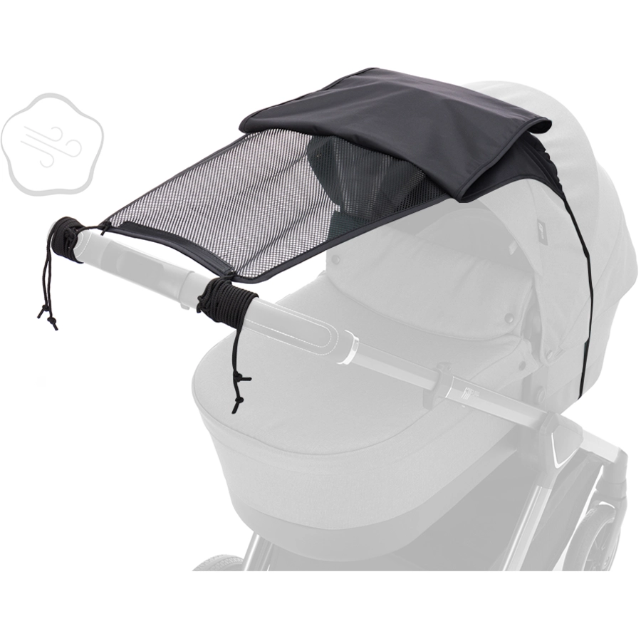 fillikid Sonnenschutz Easy schwarz melange für Kinderwagen