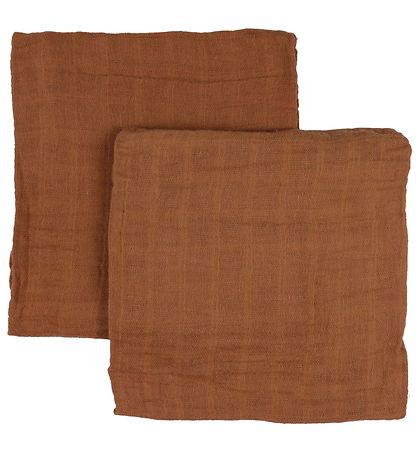 Pippi Baby Spucktücher - Organic - 8er-Pack - 65x65 cm - Mocha M