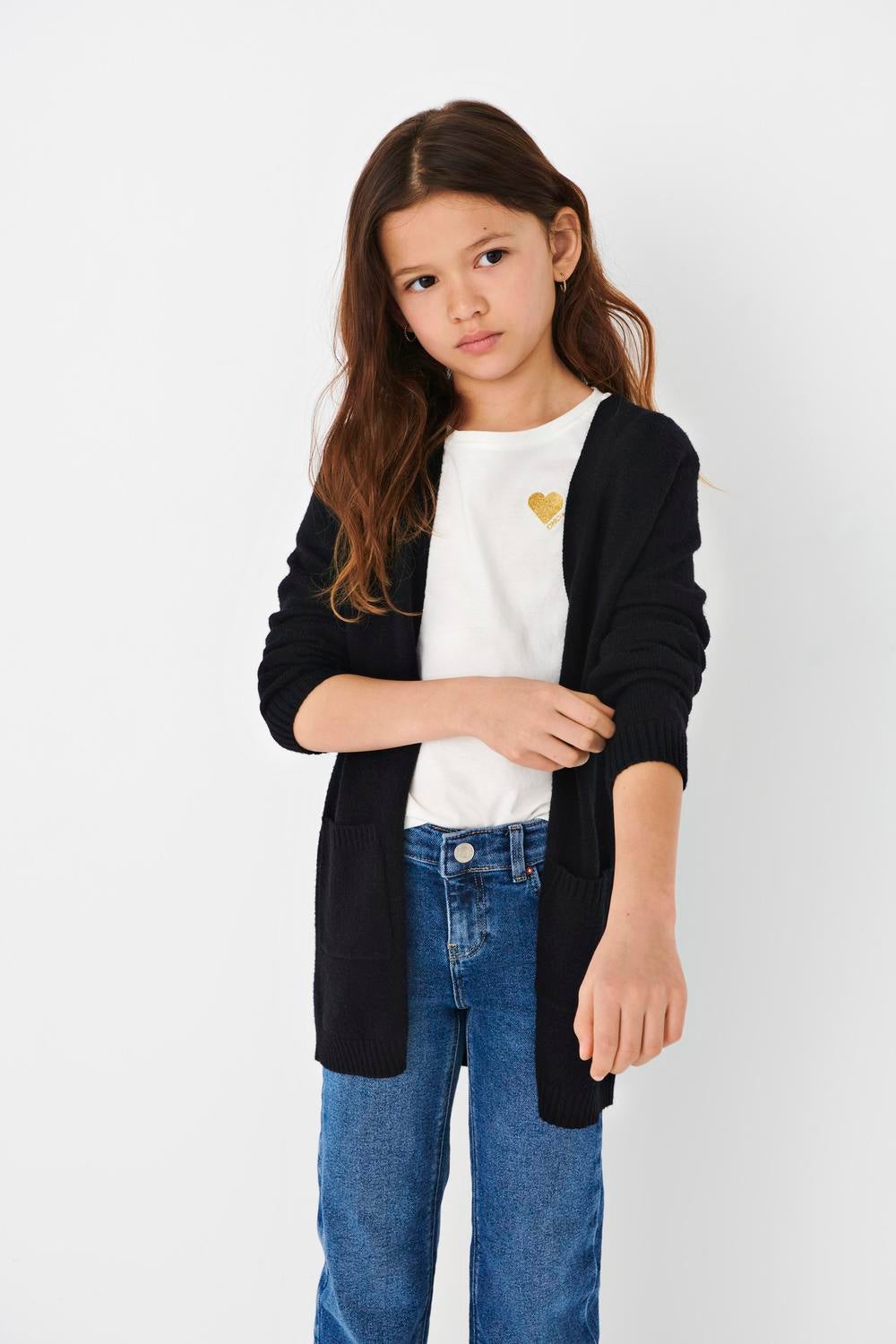 KOGLESLY Strickjacke Black