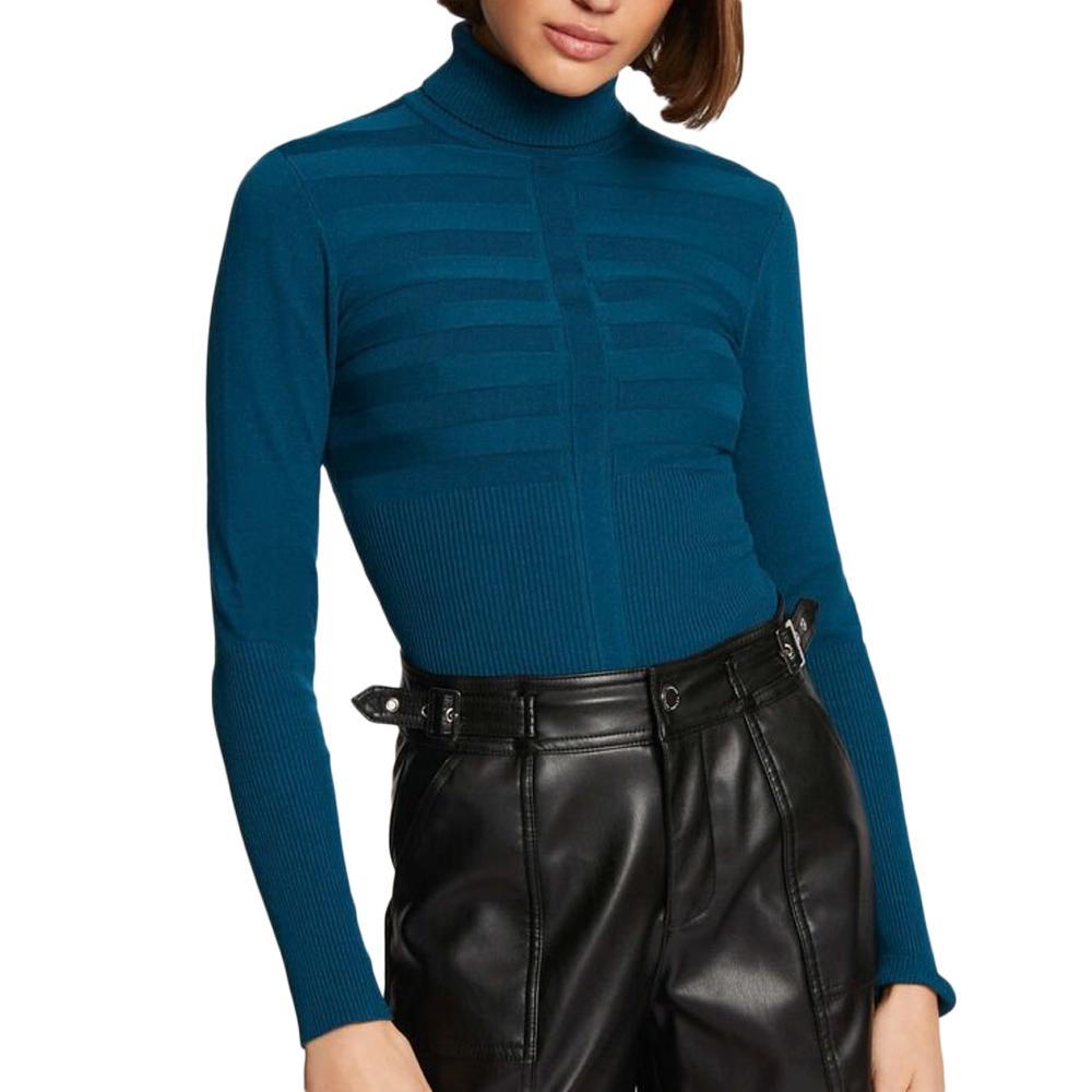 Morgan Pull Bleu Canard Femme Morgan MENTOS