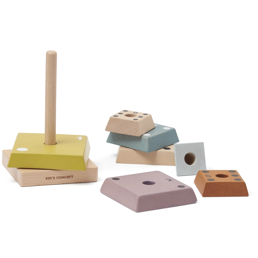 Kids Concept® Stapelpyramide Neo bunt