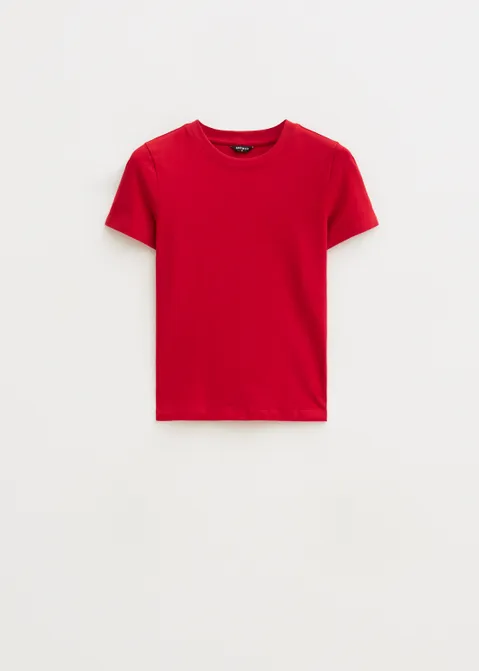 Nauwsluitend t-shirt rood (ROO)