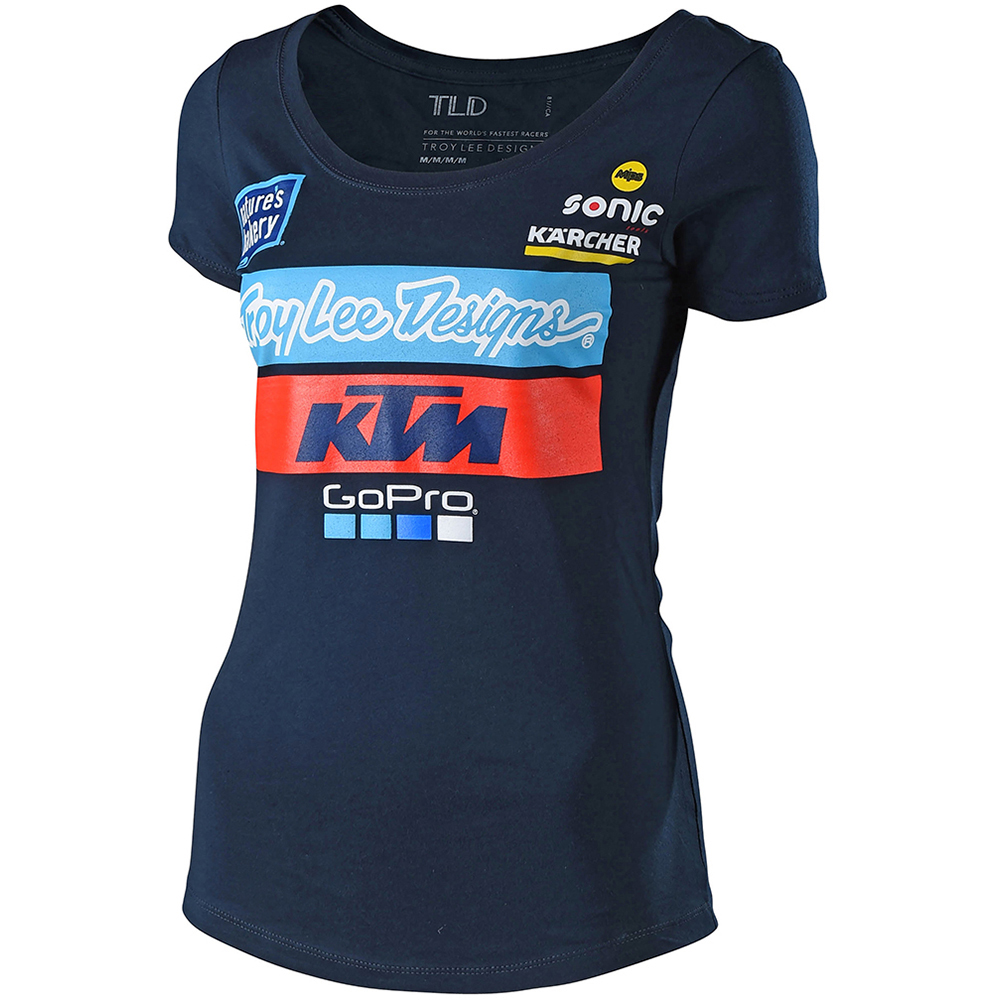 Troy Lee Designs - T-shirt femme KTM Team 2018 Navy