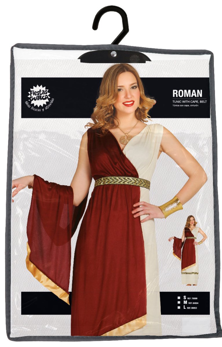 Romeinse Jurk Rood Dames