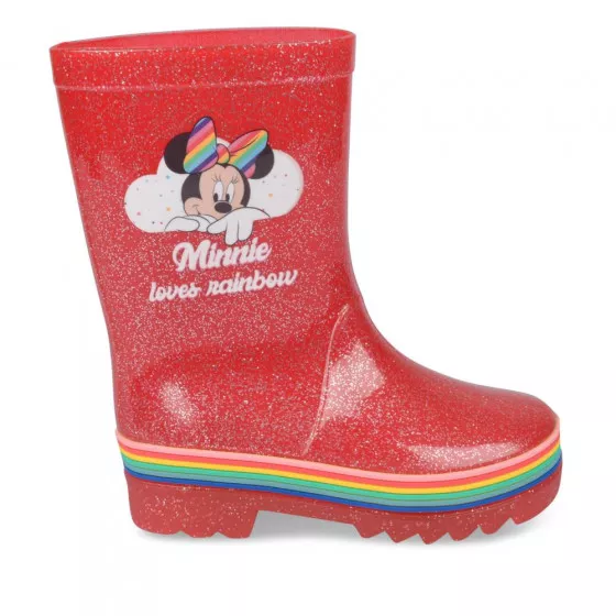 Bottes de pluie ROUGE MINNIE