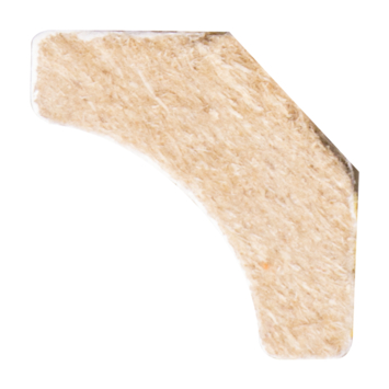 Hollat MDF zelfklevend 13x13 mm wit lengte 260 cm