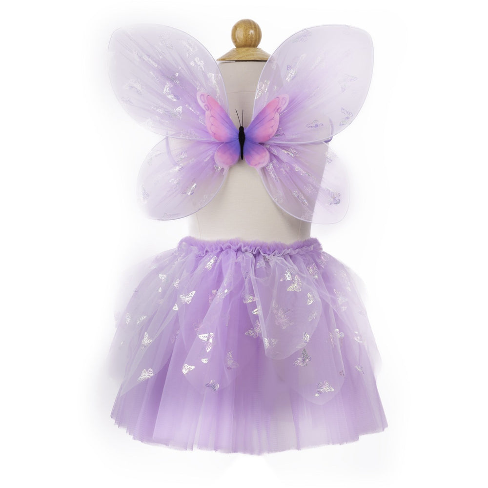 Køb Great Pretenders Flutter Butterfly Skørt, Vinger, & Tryllestav, Purple