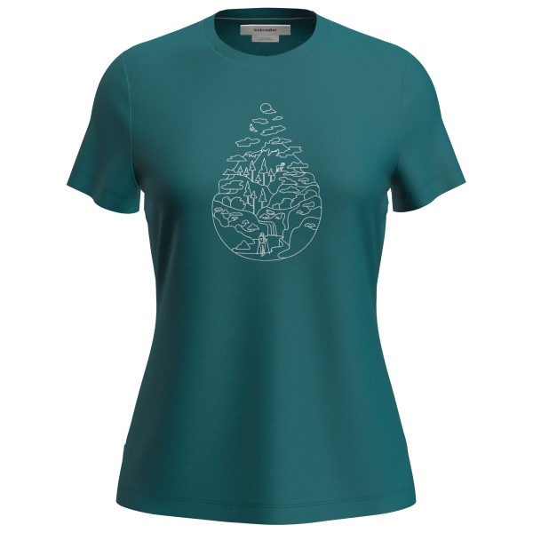 Icebreaker - Women's Merino 150 Tech Lite III S/S Hike Path - Haut en mérinos
