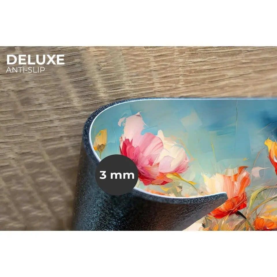 MuchoWow Placemat (6stuks) 45x30cm Bloemen Watercolor Kunst