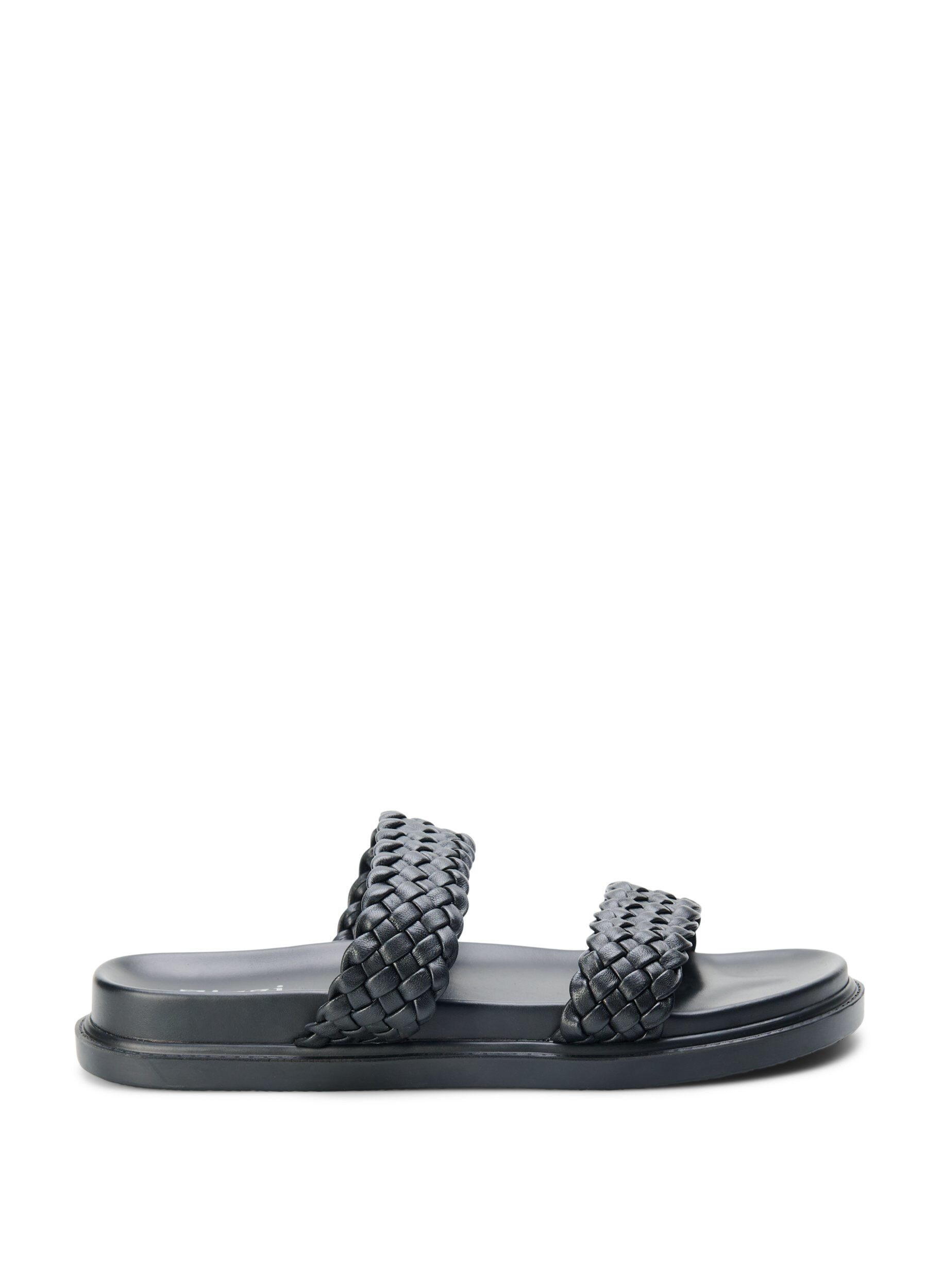 Wide fit - Sandal i læder