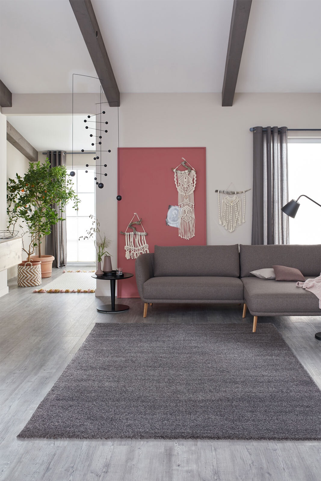 SCHÖNER WOHNEN-Kollektion Teppich JOY 160 x 230 cm grau