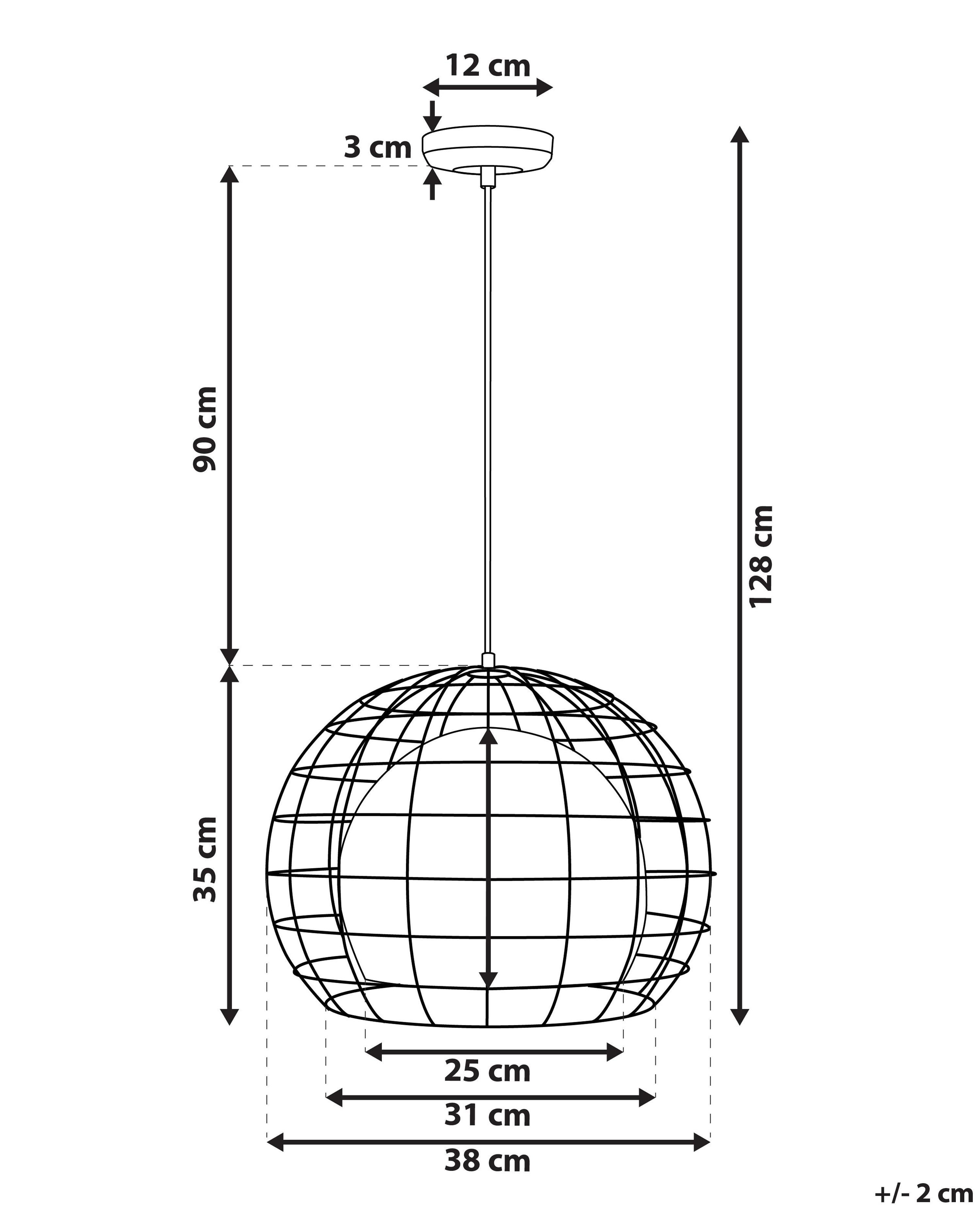 Hanglamp LIRI Metaal Koper