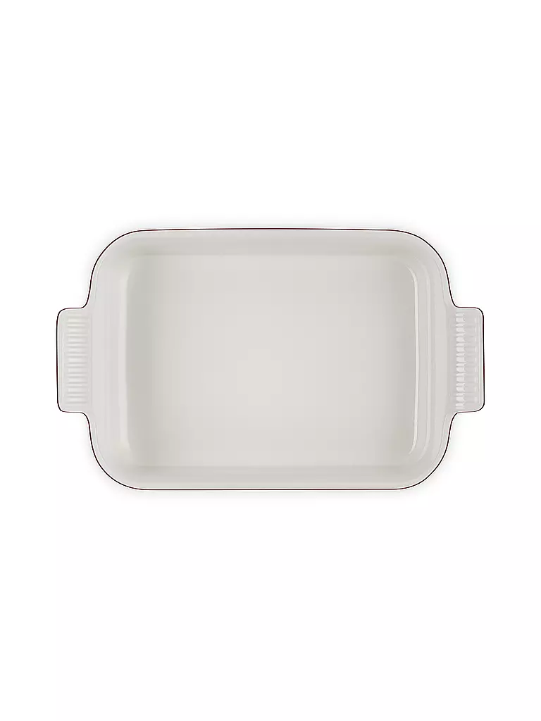 LE CREUSET Rechteckige Auflaufform Tradition aus Steinzeug 26x19cm Garnet dunkelrot