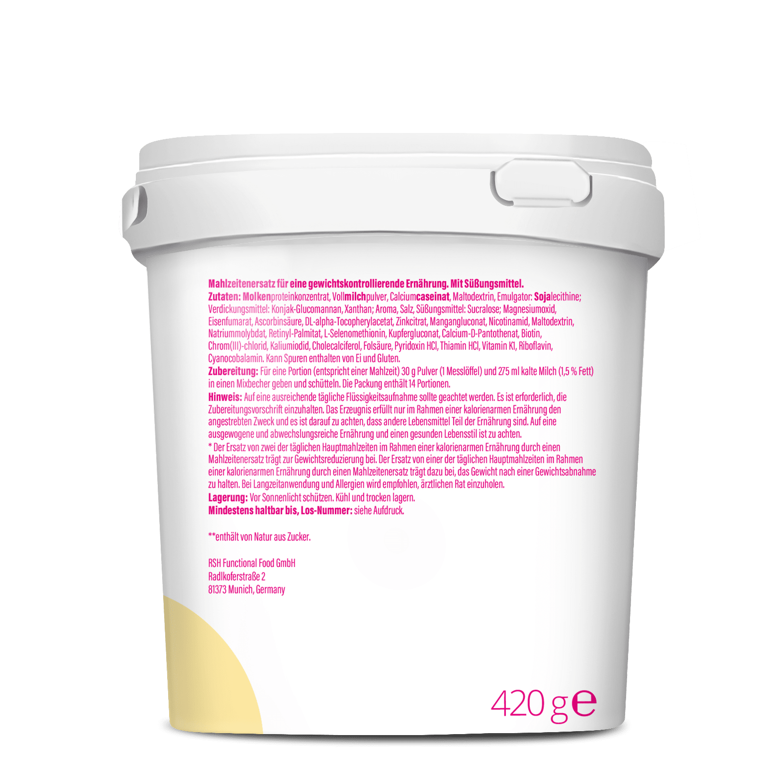 Slim Shake Mahlzeitersatz-Shake - 420g - Vanilla