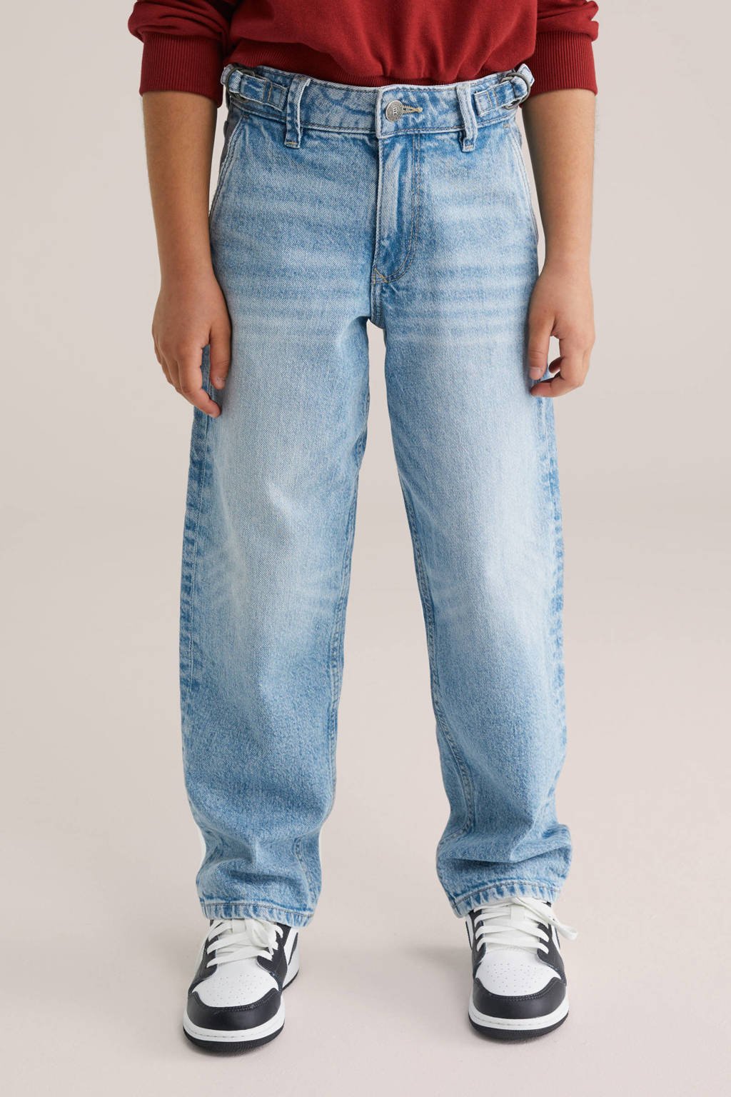 WE Fashion Blue Ridge loose fit jeans light blue denim