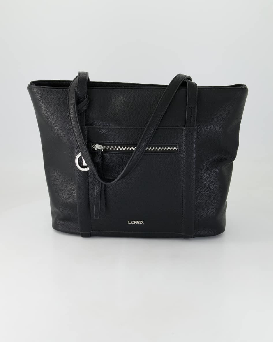 L.Credi Merle Handtasche in Schwarz