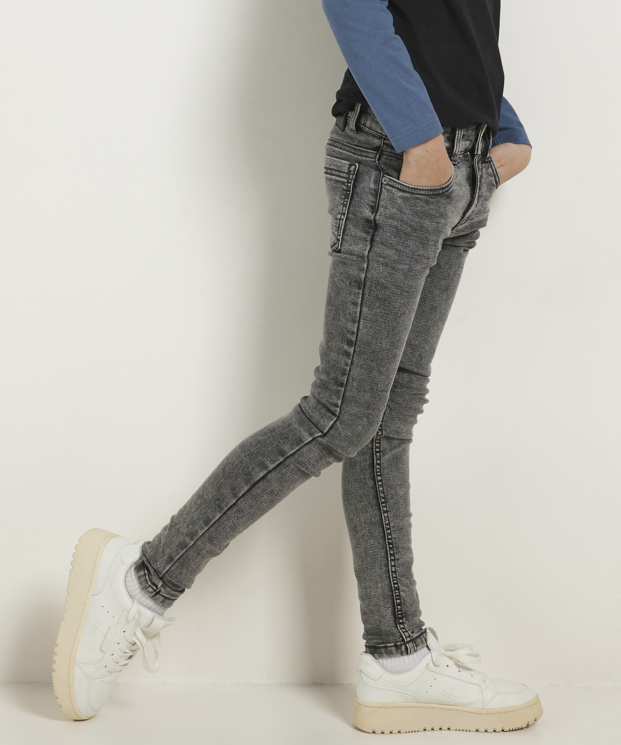 super skinny fit jogg jeans - grijs