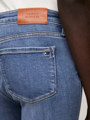Calça jeans skinny de cintura média TH Flex Como Melany